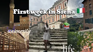 ПЕРВАЯ НЕДЕЛЯ В СИЕНЕ/ ИТАЛИЯ 🇮🇹 university / life / city 📚✨🌇