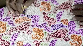Hand-painted Genuine Leather Handbags from Kolkata, India