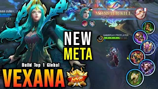 NEW META!! Vexana with Full Def Build 100% Annoying!! - Build Top 1 Global Vexana ~ MLBB