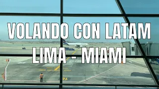 Viajando Lima - Miami con LATAM (Obras aeropuerto Jorge Chávez)