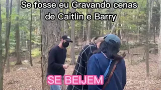 Se fosse eu gravando cenas Snowbarry da Serie The Flash