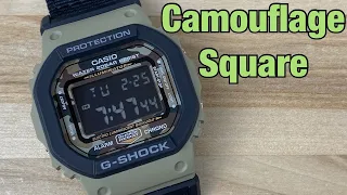 G-Shock dw-5610sus layered bezel camo