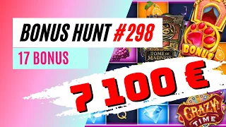 BONUS HUNT #298 : 7 100€ et 17 bonus (BEx73)