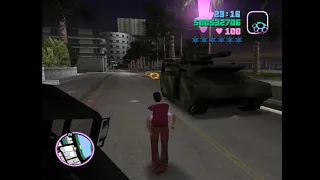 GTA Vice City Mission C Military tank stealing