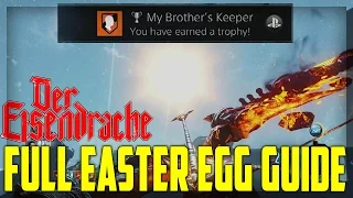 FULL EASTER EGG TUTORIAL "Der Eisendrache" My Brother's Keeper Trophy (Black Ops 3 Zombies)