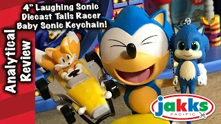 Jakks Laughing Sonic, Tails Racer & Baby Sonic Keychain Review