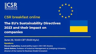 CSR breakfast online: The EU's Sustainability Directives 2023 and their impact on companies
