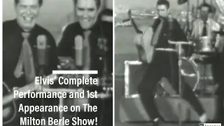 Elvis’ first complete performance on The Milton Berle Show!