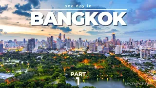 ONE DAY IN BANGKOK (THAILAND) PART 1 | 4K UHD | The City, Lumpini Park, Chao Phraya, Wat Arun & more