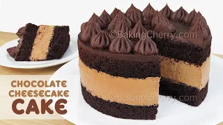 CHOCOLATE CHEESECAKE CAKE | Recipe | Dessert | Baking Cherry