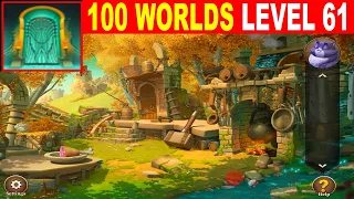 100 Worlds LEVEL 61 Walkthrough - Escape Room Game 100 Worlds Guide