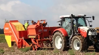 [GoPro/Phantom] Kartoffeln roden 2016 | Hof Beuse | Steyr 4110 | Grimme | John Deere | Krampe