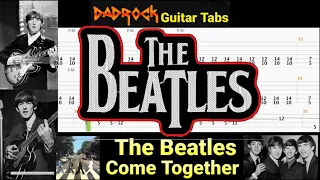 Come Together - The Beatles - Guitar + Bass TABS Lesson