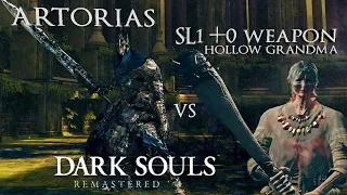 Artorias SL1 +0 Weapon NO Damage - Dark Souls Remastered