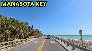 Manasota Key Florida Driving Through