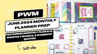 June 2024- Monthly Planner Prep