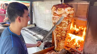 İnteresting and Delicious Shawarma Doner Kebab - All People Visit This Place - Turkish Street Food