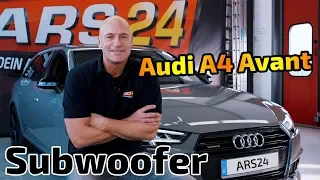 Audi A4 Avant B9 2018 | new subwoofer on B&O sound system | ARS24