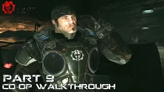 Gears of War Co-op Прохождение Часть 9 "Сломя голову"