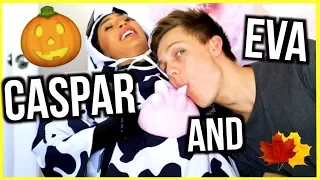 I LET A BOY PICK MY HALLOWEEN COSTUMES ¦ ft  Caspar Lee! - MyLifeAsEva (RUS SUB)