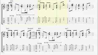 Stairway To Heaven, Lez Zeppelin, Fingerstyle Guitar TAB