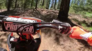 This trail is so much fun. Nothing like a fast and flowing single track trail.