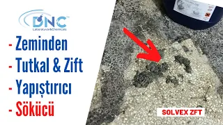 Beton Zeminden Tutkal & Yapıştırıcı Nasıl Sökülür? Zift Sökücü | DNC Kimya