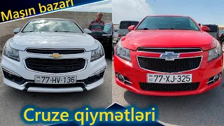 Chevrolet Cruzeların qiymətləri Sumqayıt maşın bazarında