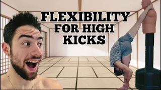 Stretching For Higher Kicks!