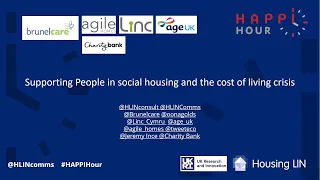 HAPPI Hour - Supporting People in social housing and the cost of living crisis