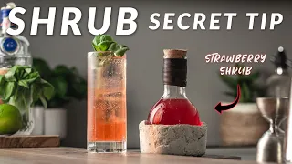 My Secret To make Better Shrubs - How to make shrub at home (Strawberry)