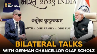PM Narendra Modi holds bilateral talks with German Chancellor Olaf Scholz