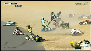 Motorcycle Mass Racing Lockdown Amazing riders walk away (part 7)