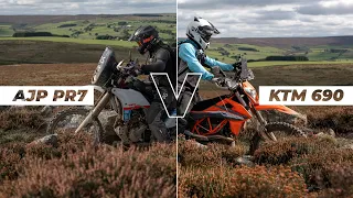 AJP PR7 versus KTM 690. Which is best?