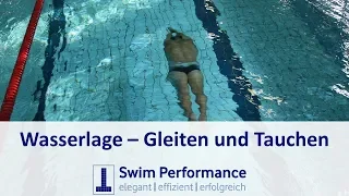 Technik: Gleitphase/Tauchphase verbessern - richtiges schwimmen