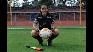 Katia García árbitro en la Liga MX 2017 de futbol femenil