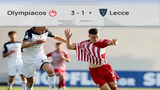 OLYMPIACOS 3-1 LECCE | UEFA YOUTH LEAGUE | EXTENDED HIGHLIGHTS | 04-10-2023