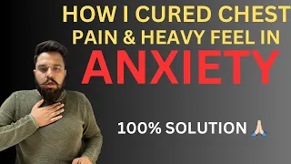 How I cured my Chest Pain in Anxiety | Solution | #anxiety #panicattack #depression #ocd