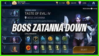 Injustice 2 Mobile | Boss Zatanna Down | Rewards Taste Of Evil