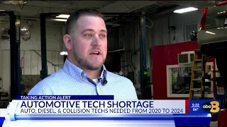 Auto repair shop prepares for the worst as nationwide shortage of automotive technicians continues