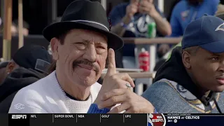 Super Bowl 56 | Danny Trejo Biggest Rams Fan in LA!