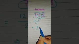 Butterfly method fraction||#shorts #maths #viral #short #video