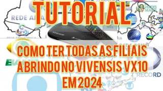 Todas as afiliadas do D2 ku abrindo no VIVENSIS VX10  em Abril de 2024! ( Passo a passo )