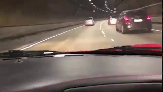 Ferrari 360 Modena no túnel Ayrton Senna em São Paulo - O ronco mais lindo do mundo