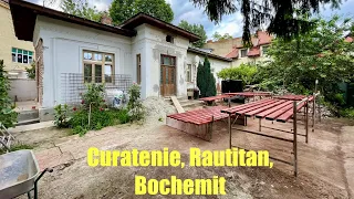 CasaDin1930: curatenie curte, instalatii sanitare, protectie lemn