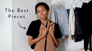 Minimalist Capsule Wardrobe Tour | My Small Year Round Wardrobe