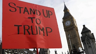 #StopTrump: Protests Erupt Across Britain as Lawmakers Debate Canceling Trump's State Visit