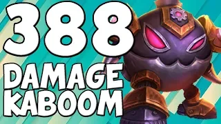 388 Damage Kaboom Bot | Hearthstone Battlegrounds