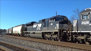 Busy NS Rail Action Around Atlanta, GA 12/13-14/17