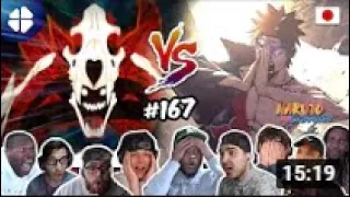 🔥 Naruto 6 Tails vs PAIN 👊💥 Reaction Mashup 🇯🇵 Shippuden 167 ナルト 疾風伝 海外の反応